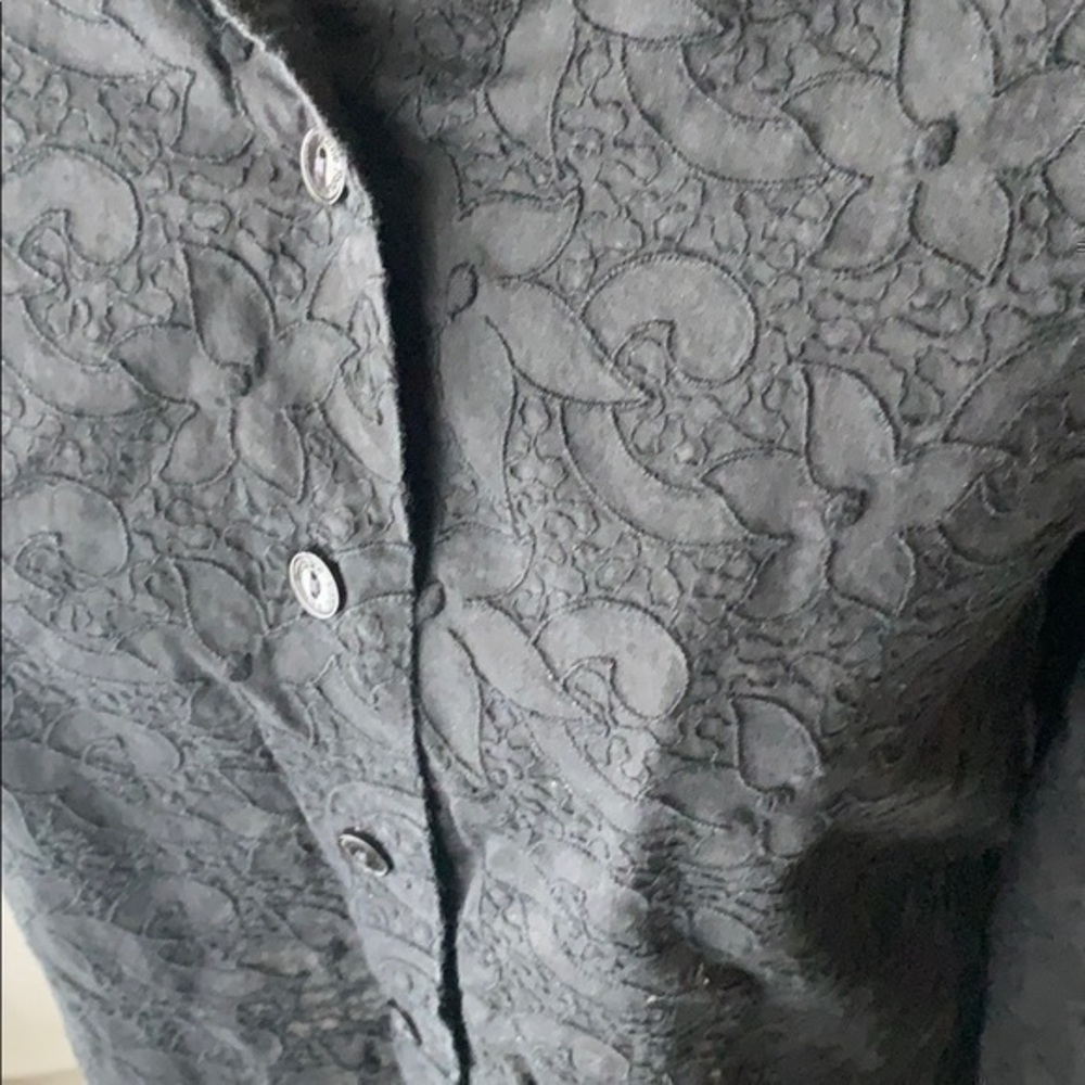Anne Fontaine | Black Long Sleeve Blouse - Picture 2 of 6
